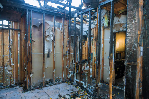Professional Fire Damage Removal technician working in Bessemer, AL